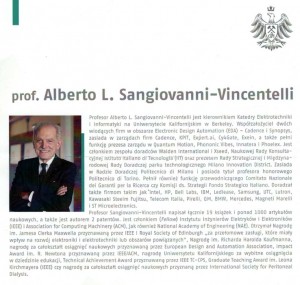 Prof Alberto L. Sangiovanni-Vincentelli